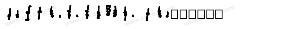 NewLibrary Italic字体转换